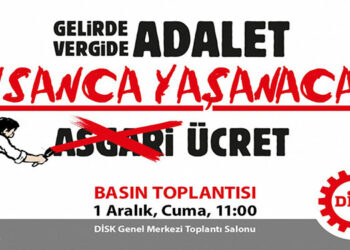 DİSK’ten basın açıklamasına çağrı