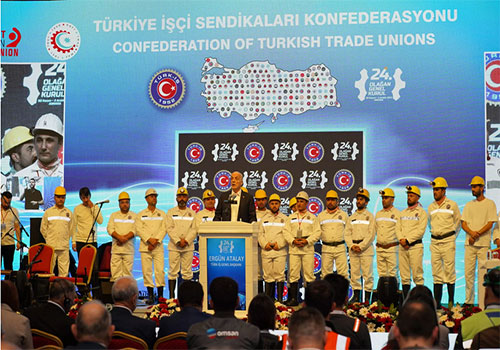 Türk-İş Olağan Genel Kurulu başladı