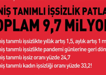 DİSK-AR: Geniş tanımlı işsizlik patladı; Toplam 9,7 milyon