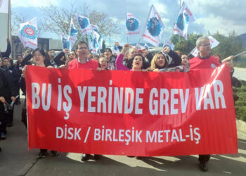 GATES metal işçileri greve çıktı