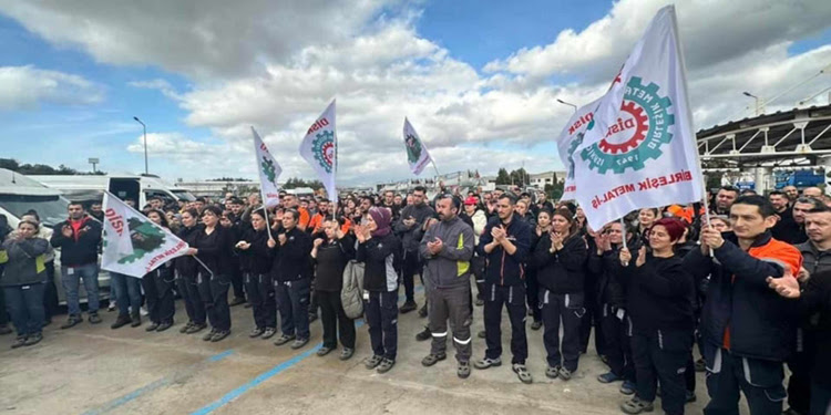GATES metal işçileri greve çıktı