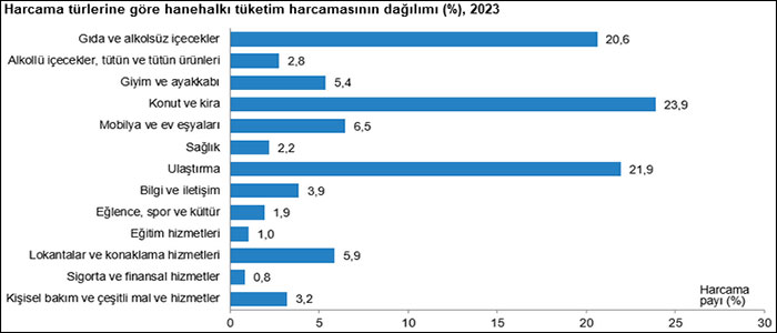 Vatandaş gelirini kira ve konuta harcıyor