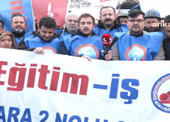 Eğitim emekçilerinden madenci direnişiyle dayanışma: “Madenci, öğretmen omuz omuza”