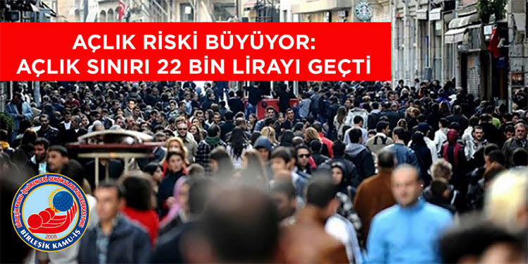 KAMU-AR: Açlık riski büyüyor; Açlık sınırı 22 bin lirayı geçti