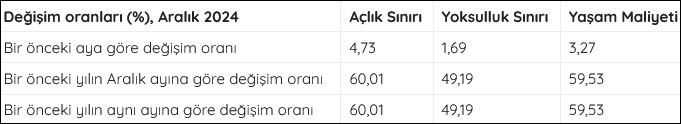 BES-AR: Açlık sınırı 30 bin 475, Yoksulluk sınırı 79 bin 948 lira