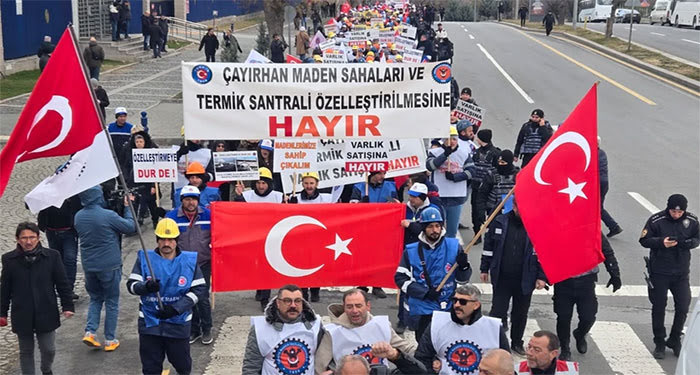 Çayırhan maden işçileri Ankara'da!