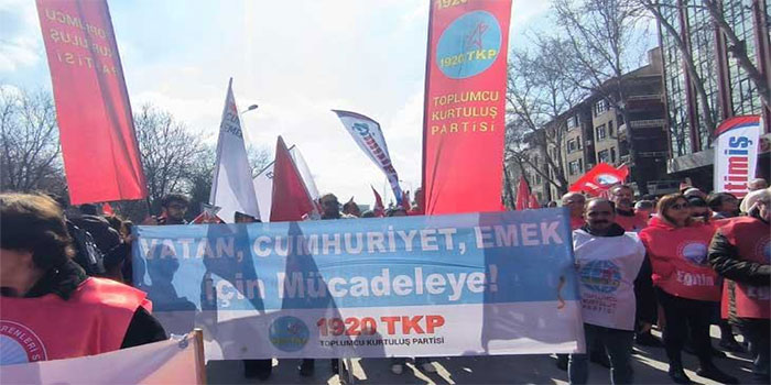 Eğitim-İş “Cumhuriyet ve Emek Yürüyüşü” Ankara Tandoğan’da tamamlandı