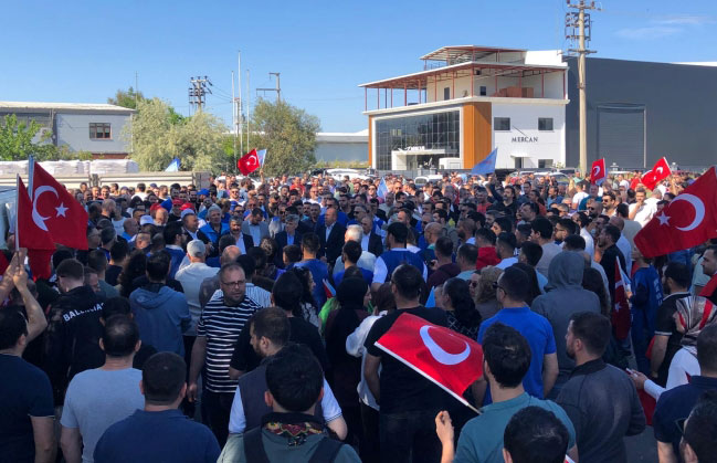 Petrol-İş, TPI Kompozit işyerlerinde greve çıktı