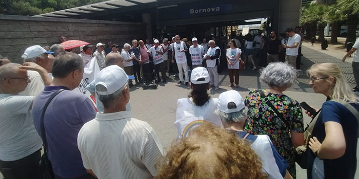 Emekliler İzmir’den seslendi; “Birleş! Örgütlen! Sesini yükselt! Gücünü göster!”