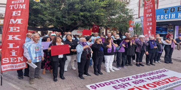 “Biz emekli kadınlar erkek şiddetine teslim olmayacağız”