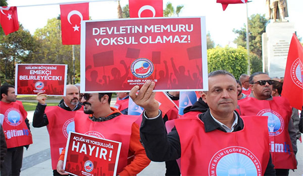 Kamu emekçileri üretimden gelen gücünü kullandı: 200 bin kamu emekçisi iş bıraktı