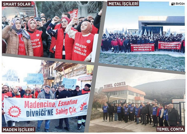 Direnen işçiler umut veriyor: Havayı ısıtan direnişler dayanışmayla büyüyor