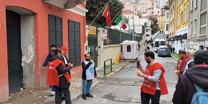 1920 TKP'den İtalyan Lisesi grevi ile dayanışma: Yaşasın Birlik, Dayanışma!