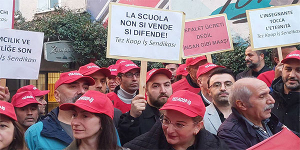 Türk Öğretmenlerin direnişi İtalyan basınında