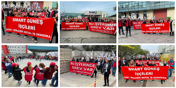 Örnek grevde zafer direnen emekçinin: Smart Solar grevi kazanımla sonuçlandı